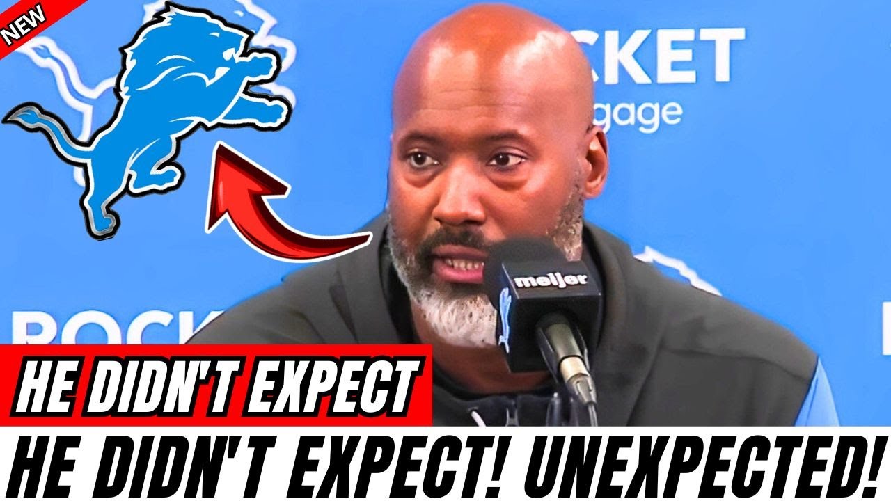 💥😱NOBODY EXPECTED IT: IT'S JUST BEEN CONFIRMED / THE LIONS SAID THAT... DETROIT LIONS NEWS TODAY