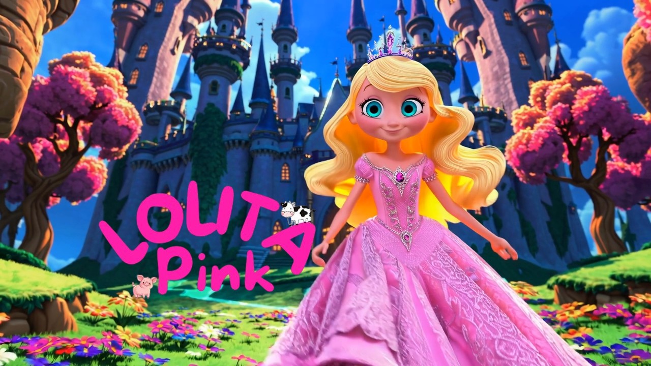 Lolita Pink Princess Play Time 👑✨ | Magical Dress Up & Royal Tea Party Song for Kids 💖🎶