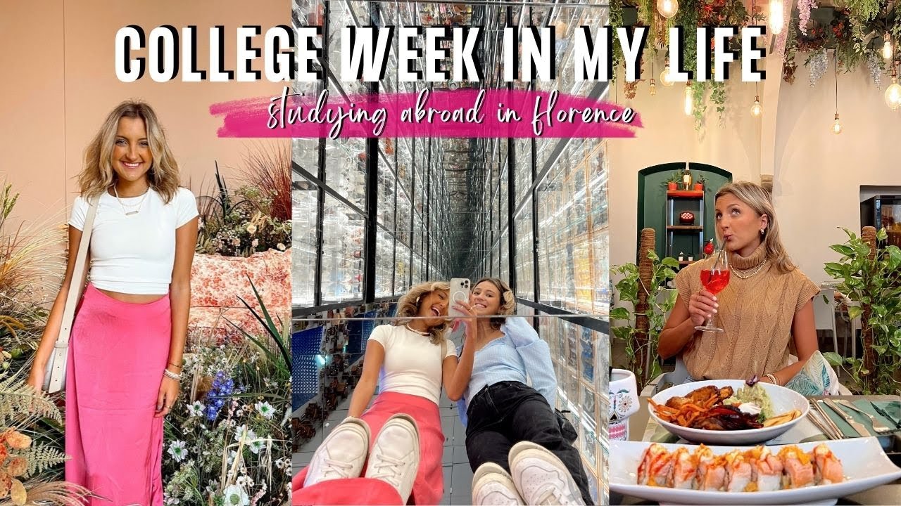 STUDY ABROAD COLLEGE WEEK IN MY LIFE || trying new restaurants, Gucci garden & fashion school work