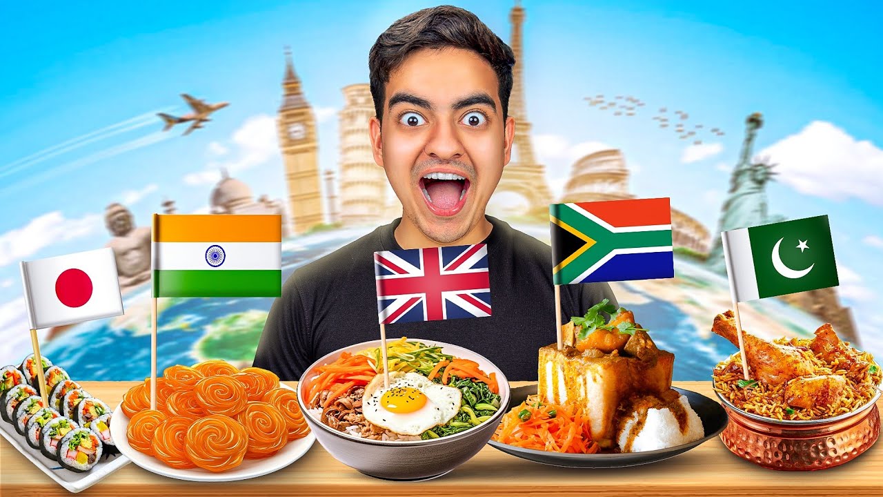 Eating Food from Around the World
