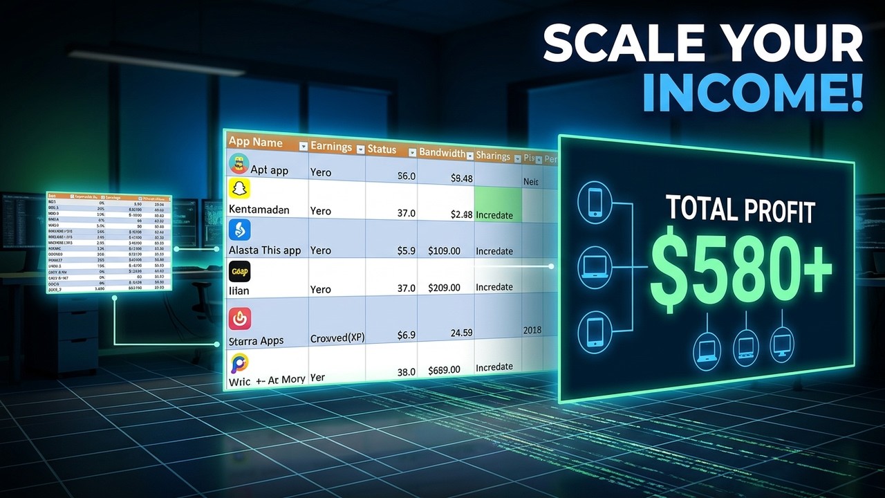 Bandwidth Sharing Apps For Earning Passive Income