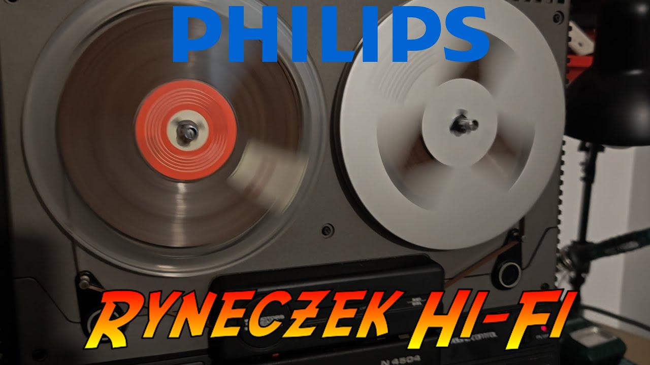 Philips N-4504 - Magnetofon Szpulowy  - Ryneczek Hi-Fi
