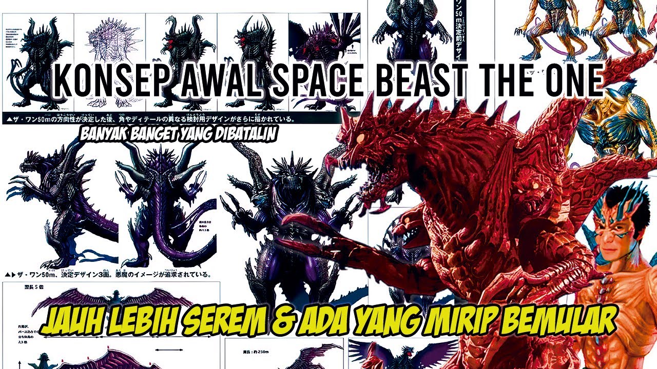 LEBIH SEREM BANGET !! BAGUSAN YANG MANA ? - Bahas Konsep Awal Space Beast The One Ultraman The Next