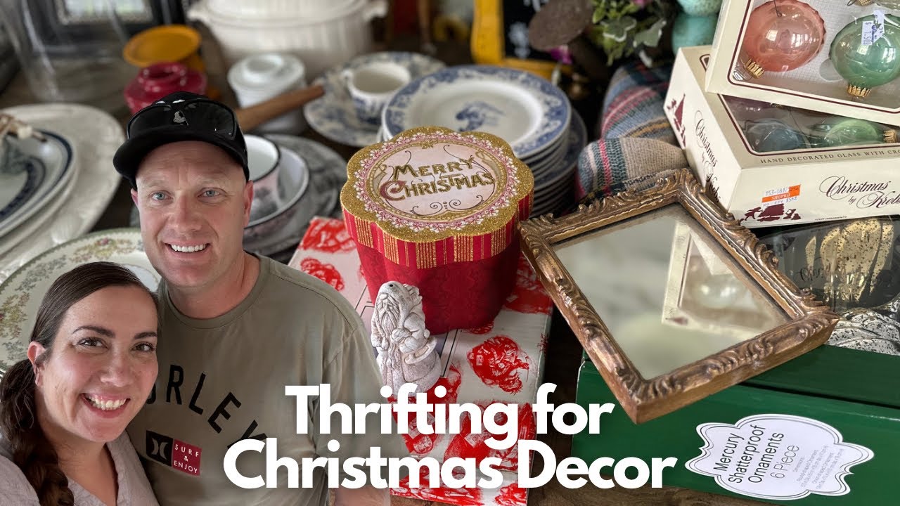 Thrift with me - Thrifting for Holiday Home Decor - Reselling