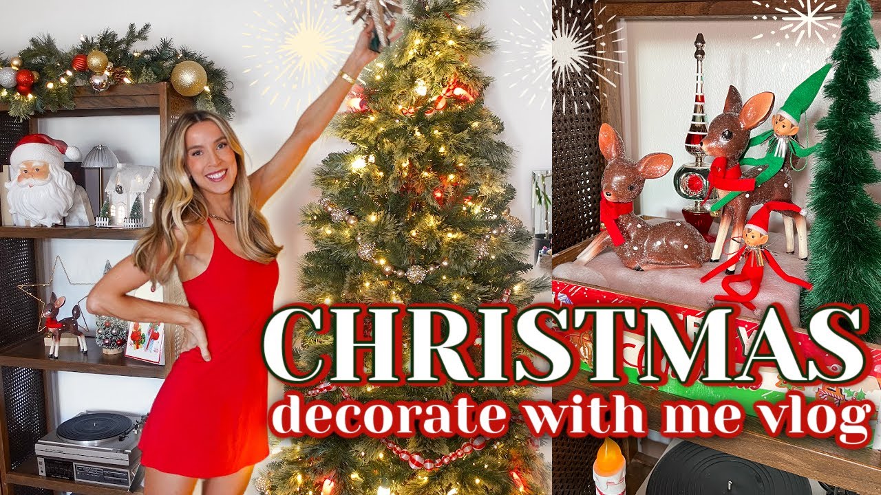 cozy christmas decorate with me + some mistakes ❤️ vlog