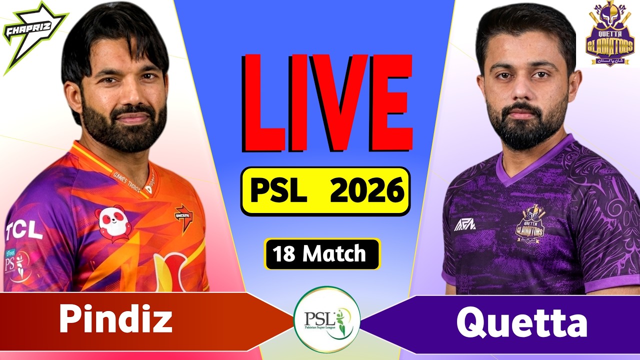 PSL Live: RawalpindiZ vs Quetta 18th Match Live Today | RP vs QT Live Score & Commentary