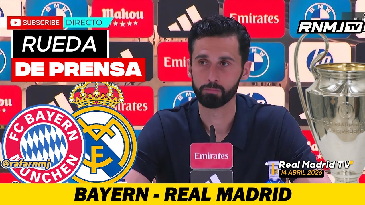 &Aacute;lvaro Arbeloa | Rueda de prensa HOY previa Bayern M&uacute;nich vs Real Madrid (14/04/2026)