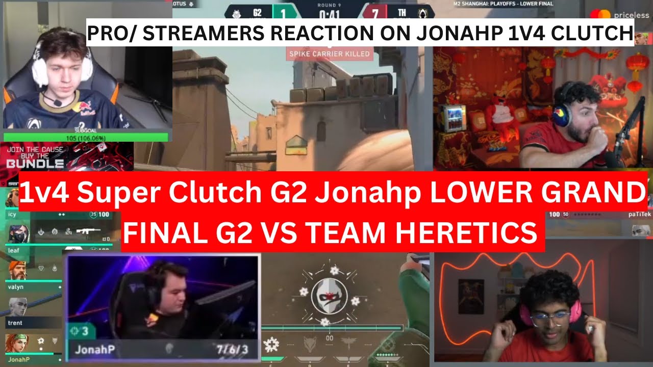 Tarik Reaction On G2 Jonahp 1v4 Super Clutch vs TH Lower Grand Final |VCT Master Shanghai 2024|