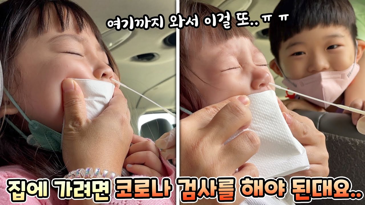 한국 집으로 돌아가려면 코로나 pcr 검사를 해야 한대요 ..ㅠㅠ