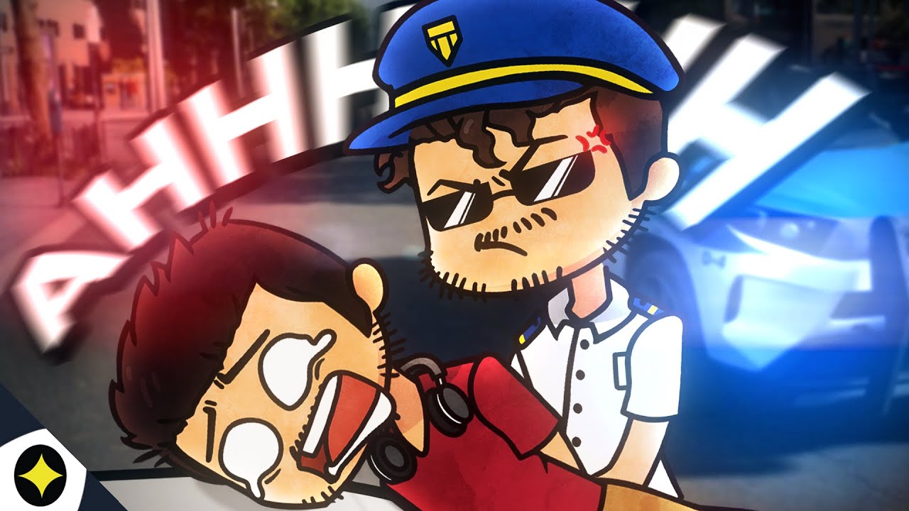 Je teste mon premier RP R*CISTE !! (Police simulator)