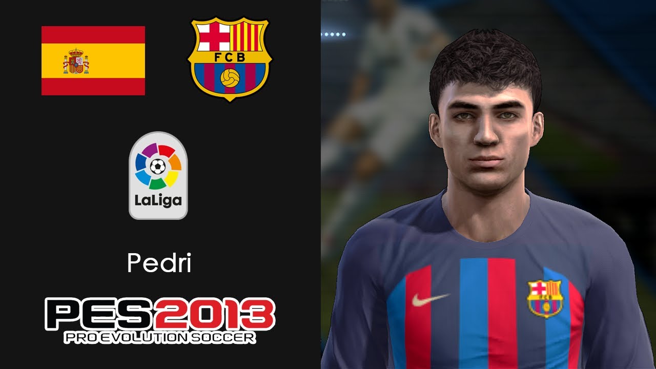 PEDRI (España & FC Barcelona) PES 2013 face