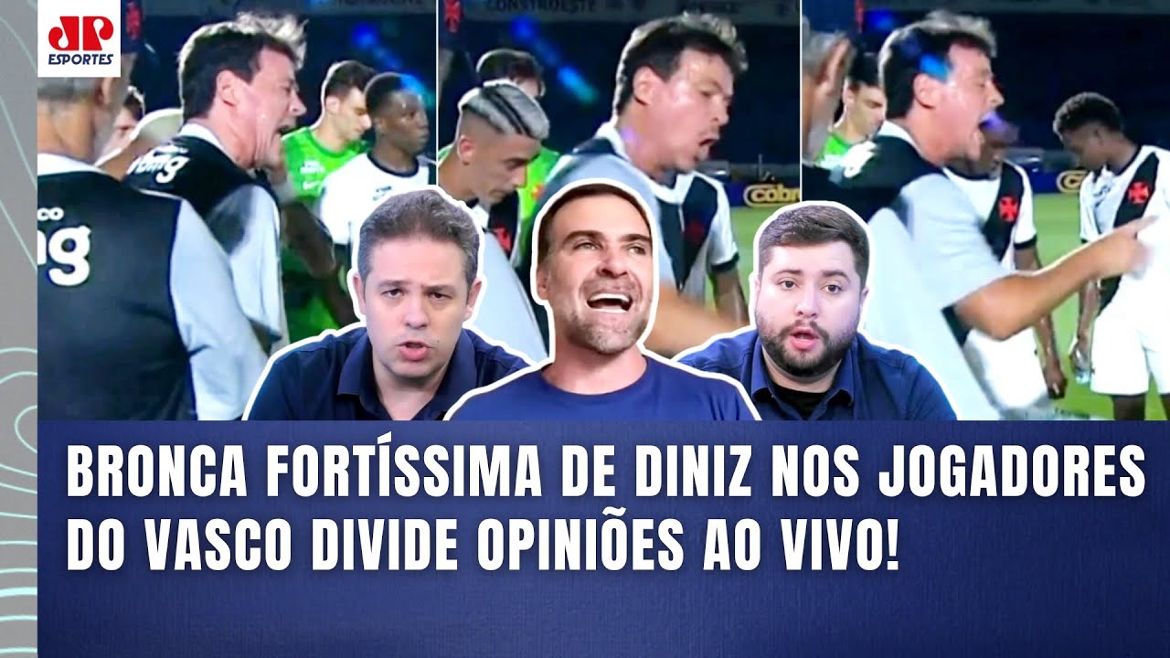 DINIZ HUMILHOU OS JOGADORES??? TV FLAGRA BRONCA no VASCO, PROVOCA POLÊMICA e FERVE DEBATE!