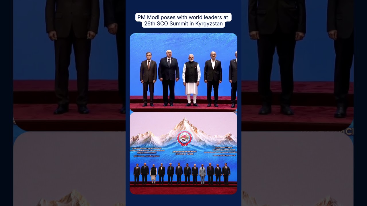 PM Modi at 26th SCO Summit in Bishkek: India Marks 25 Years of Grouping