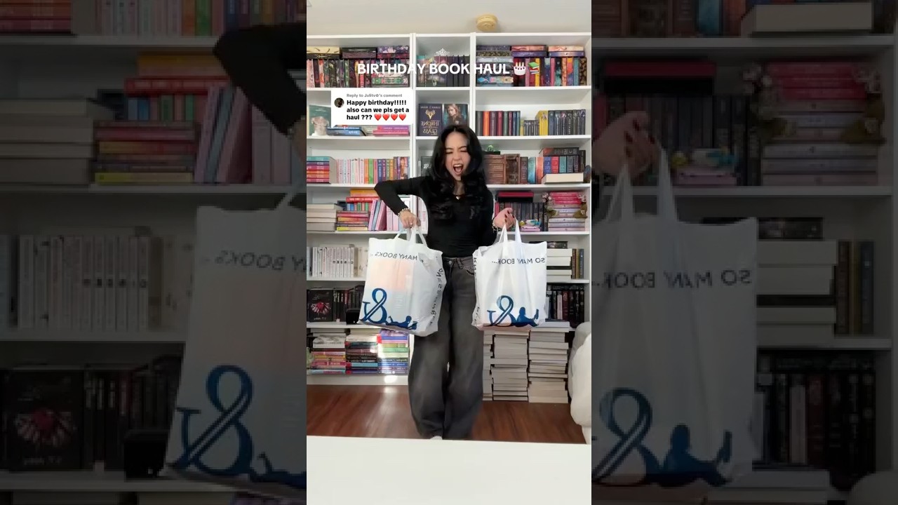 here&rsquo;s my birthday book haul 🥰📚 #bookhaul #booktube #barnesandnoble #bookstore #reader