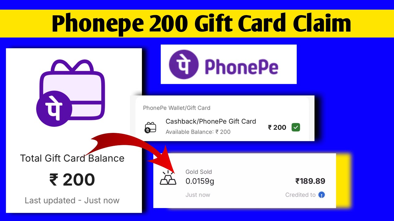 Подарочная карта Phonepe Se Paise Kaise Nikale | Подарочная карта Phonepe Денежный перевод Банков...