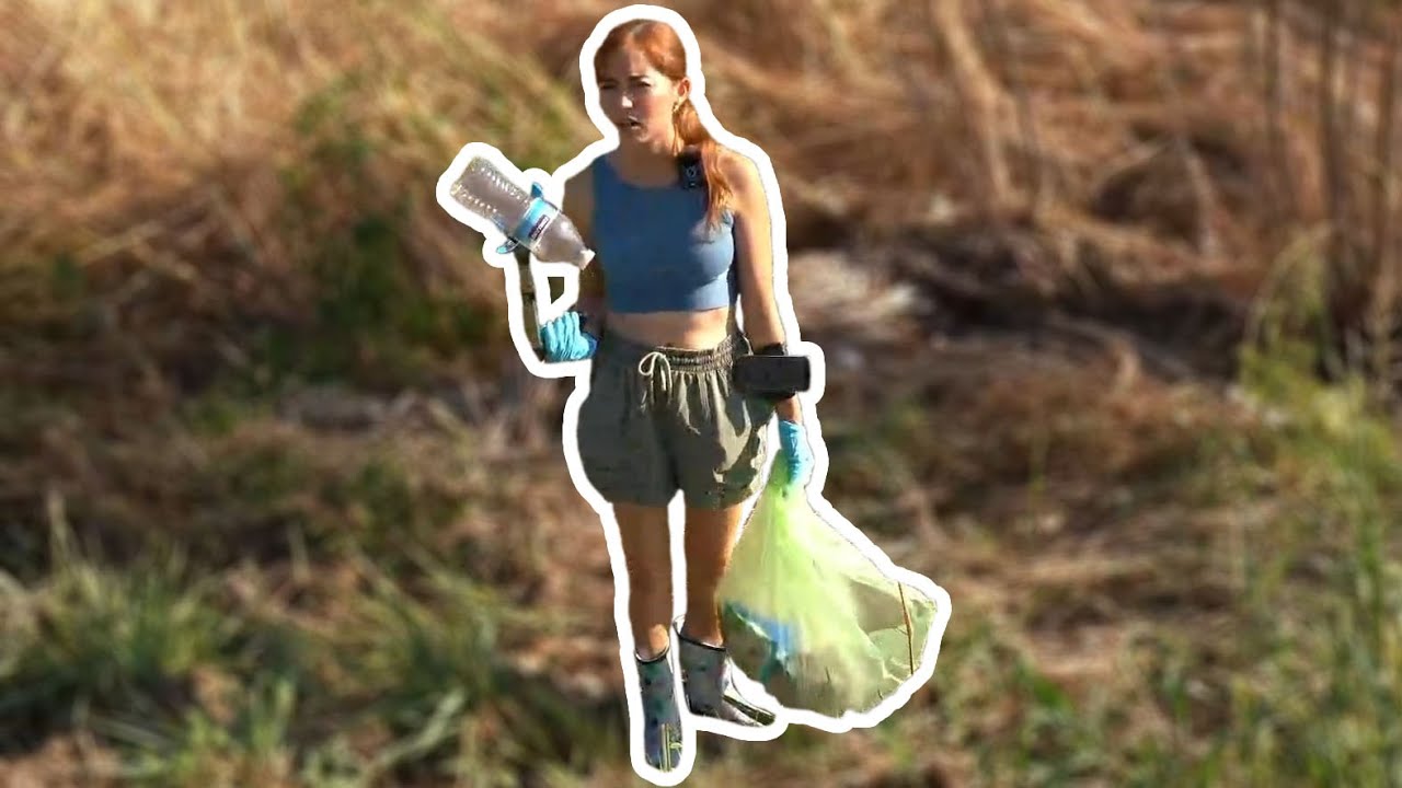 IRL TRASH CLEAN UP STREAM 🐟🐸🗑️ - 9/20/23