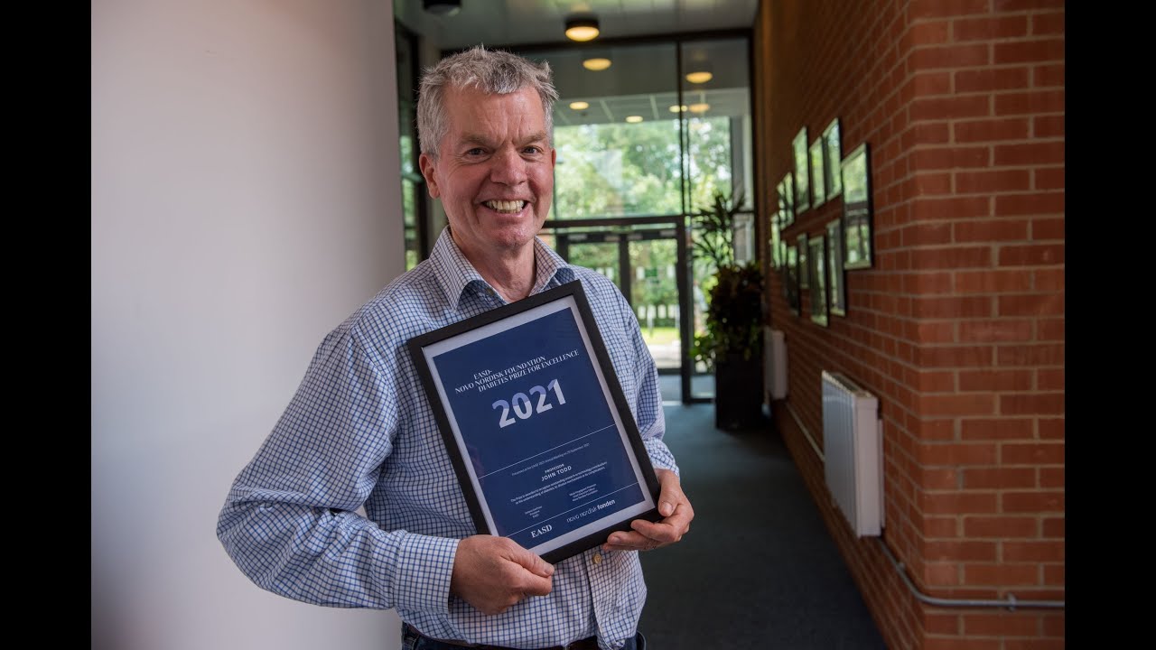 2021 EASD–Novo Nordisk Foundation Diabetes Prize for Excellence, Professor John Andrew Todd