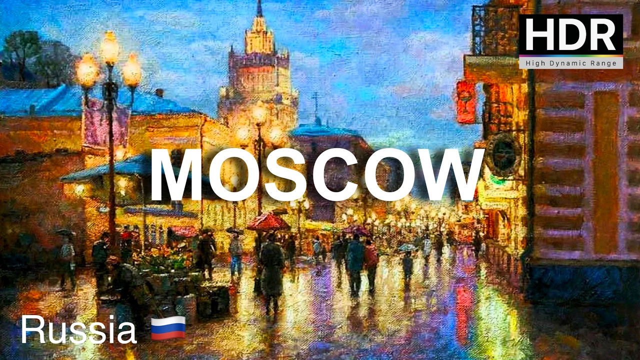 🔥 Walking Tour Russia 🇷🇺 Moscow Street Atmosphere! 2024 4K HDR