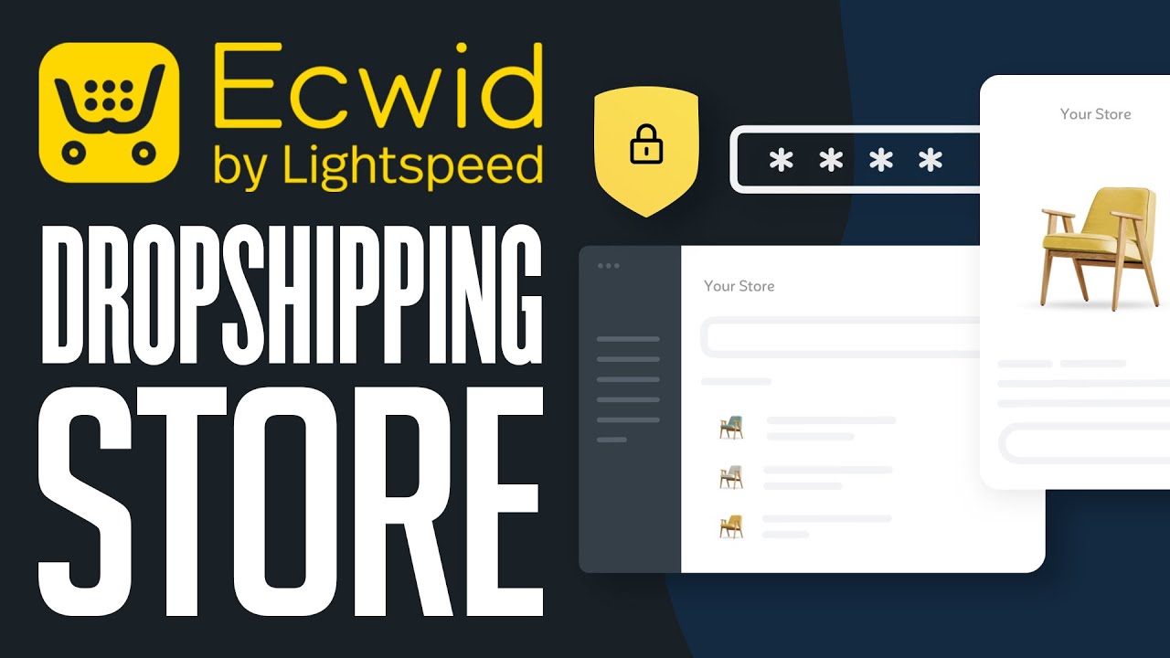 How to Set a Dropshipping Store with Ecwid in 2024 - Tutorial For Beginners