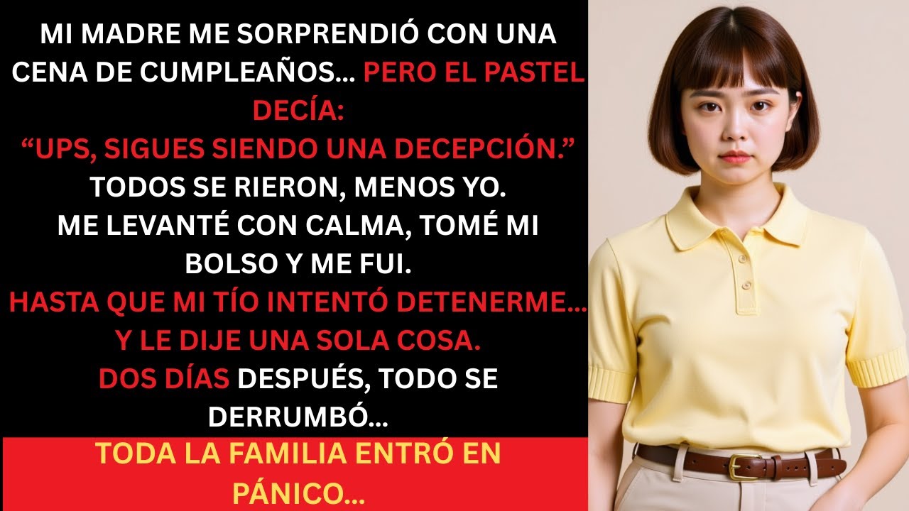 MI MADRE ME SORPRENDIÓ CON UN PASTEL DE CUMPLEAÑOS…PERO TODO SE VOLVIÓ ATERRADOR CUANDO…