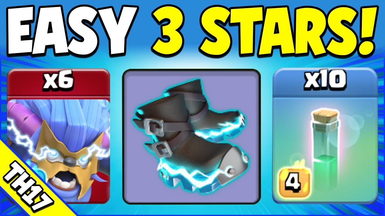 Super Yetis + Invisibility Walk = WOW! TH17 Attack Strategy (Clash of Clans)