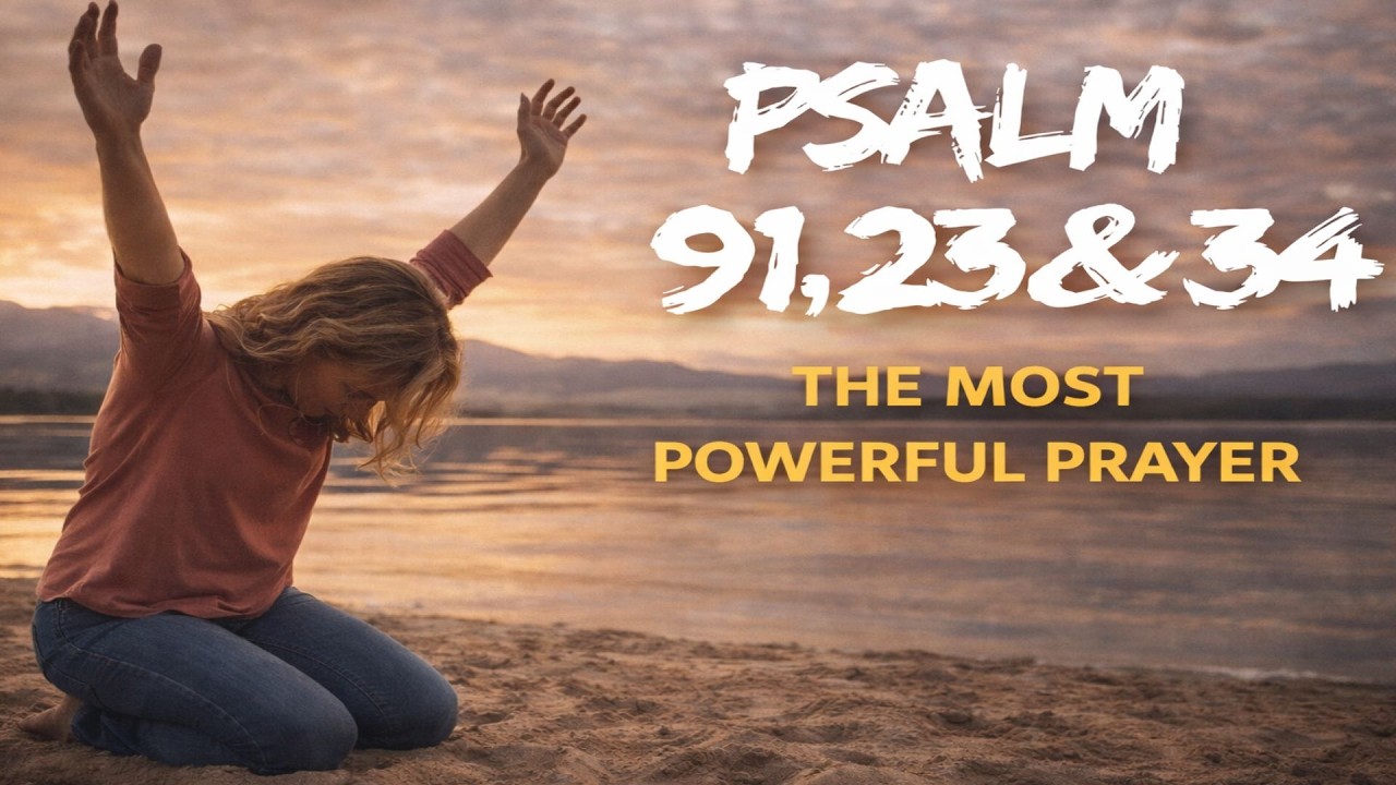 🛡️ THE UNBREAKABLE SHIELD: Psalm 91, 23 & 34 | A Powerful Prayer for Victory, Healing & Family