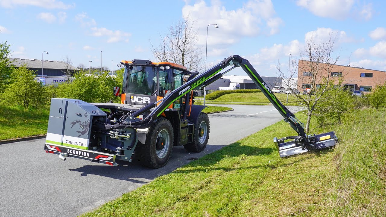 Long Boom Mower | GreenTec Scorpion 730 PLUS