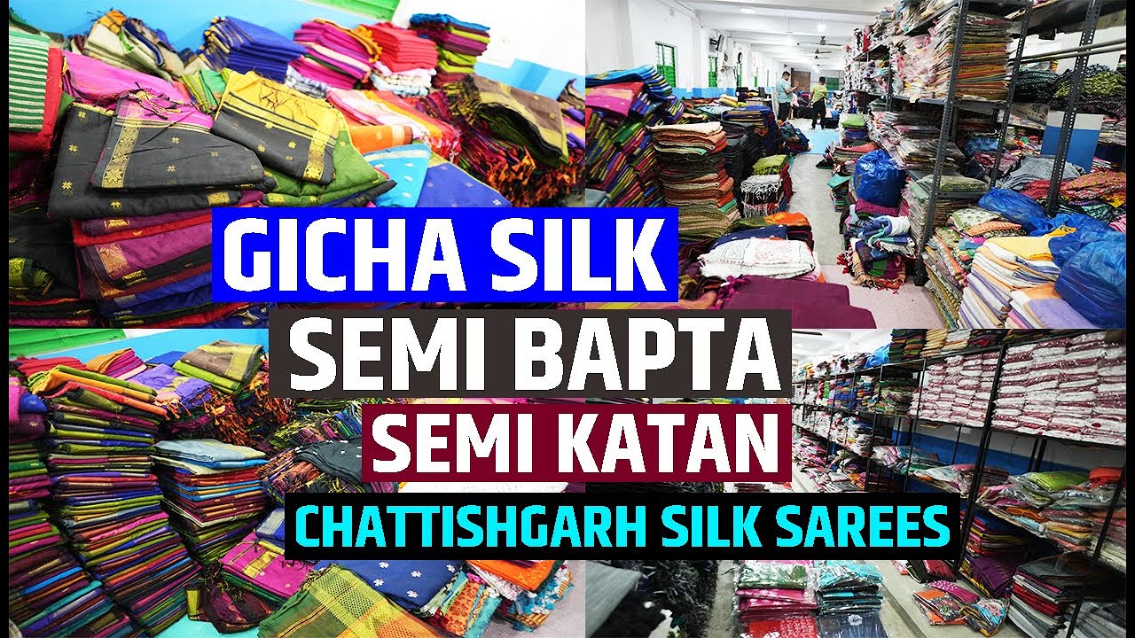 Bapta Silk/Katan/Maheshwari/Ikkat/Mangalgiri/Chattishgarh Silk Sarees Wholesaler in Habibpur, Nadia
