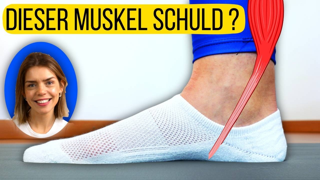 Schmerz und Plattf&uuml;&szlig;e? Dieser EINE Muskel ist oft das Problem!