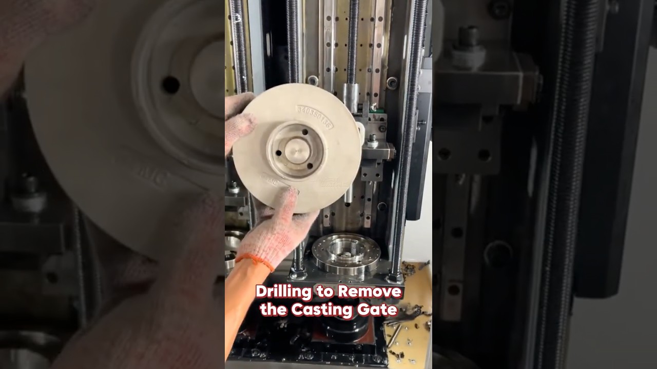 Deep Hole Drilling Process to Remove Casting Gate Cleanly  