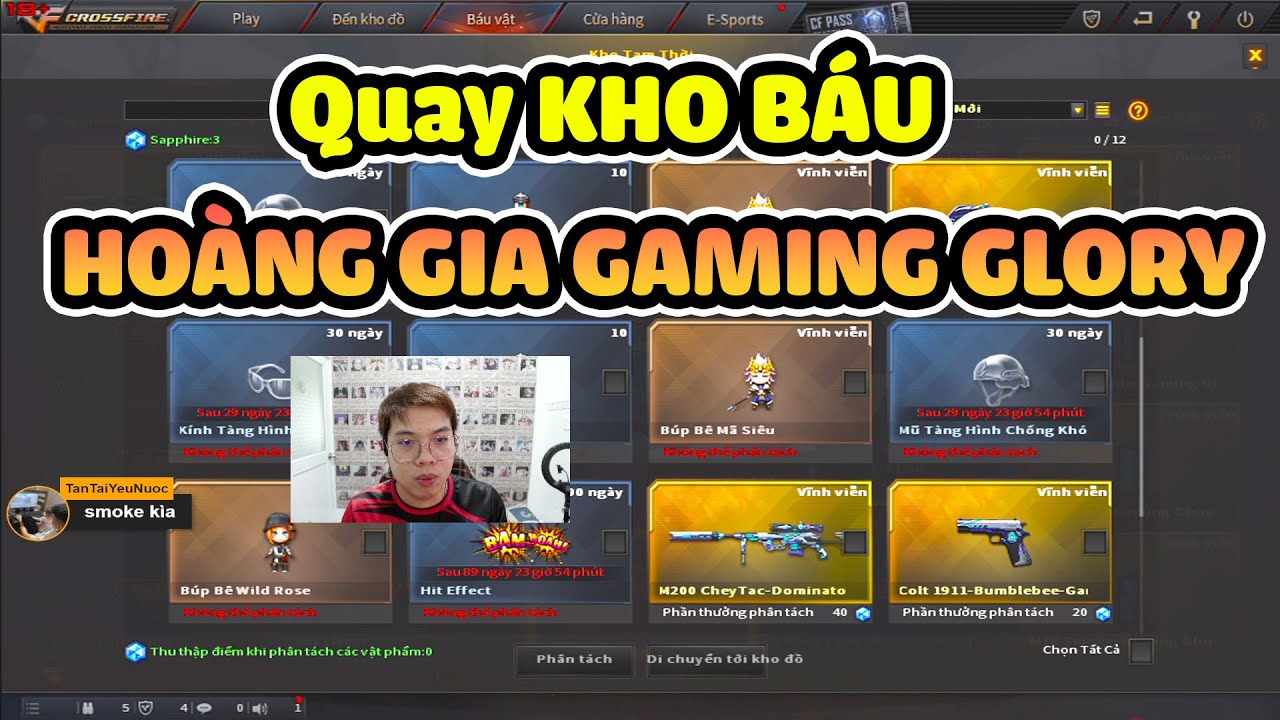 [ Đột Kích Crossfire ] KHO BÁU HOÀNG GIA GAMING GLORY - Tuấn Thạch Sùng
