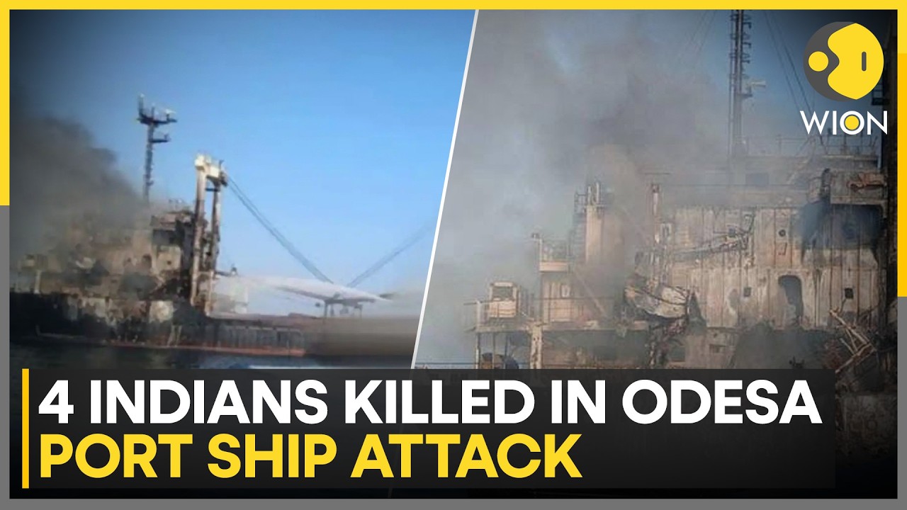 Ukraine Blames Russia for MV Golden Leo Strike; 4 Indians Killed in Ship Attack | WION News