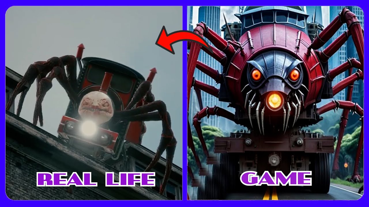 KUMPULAN MONSTER ⚔️ Real Life Good Game – Choo-Choo Charles Which Version Is More Scary?