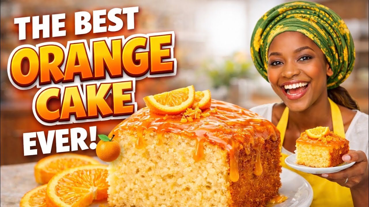 How to Bake the Best Orange Cake Ever | Soft & Moist Orange Cake Recipe #orange #baking 