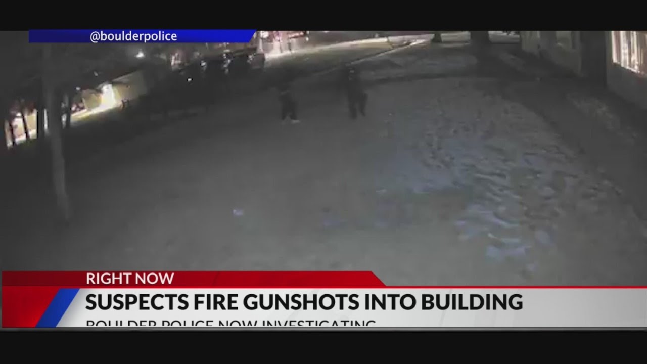 Suspects fire gunshots into Boulder apartment