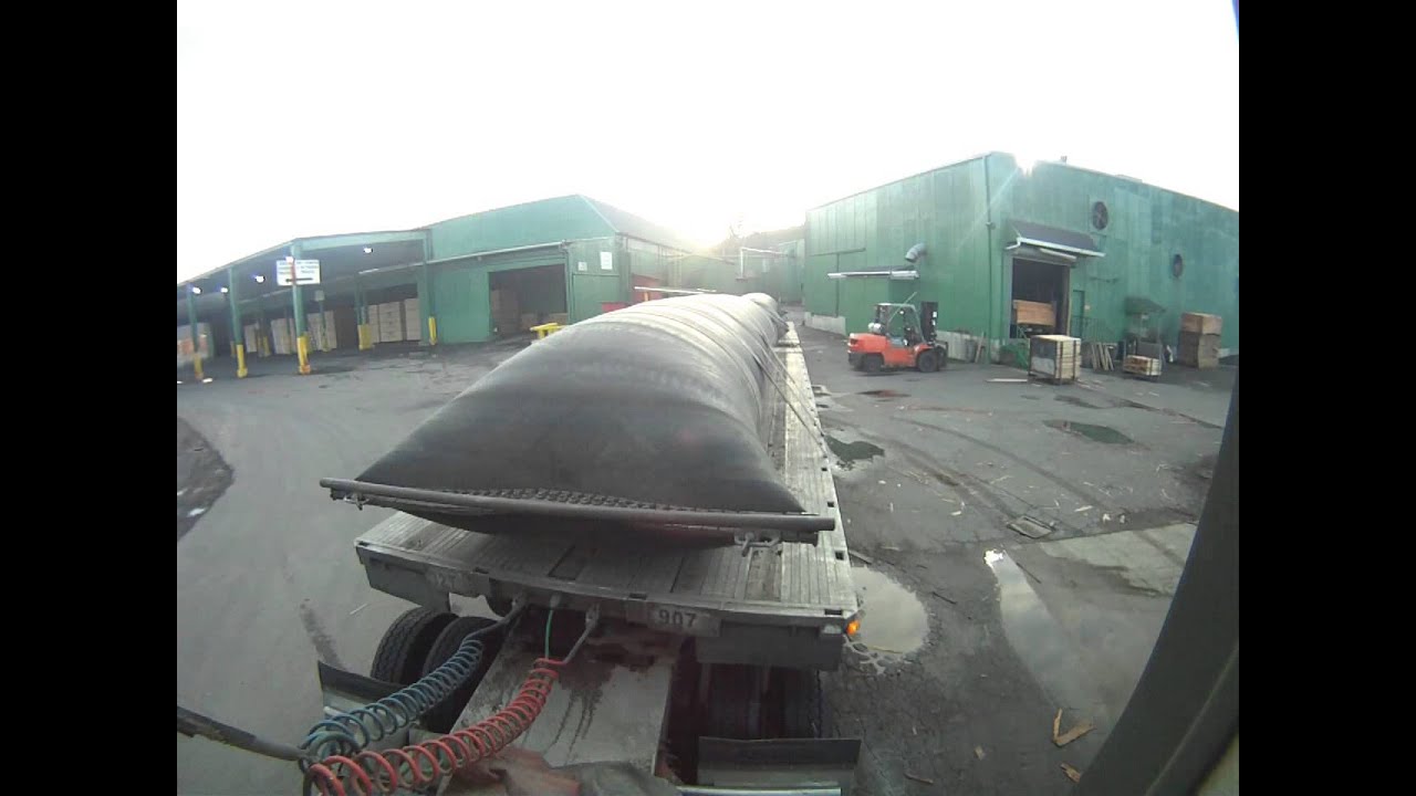How to back a super  B train flatbed doubles