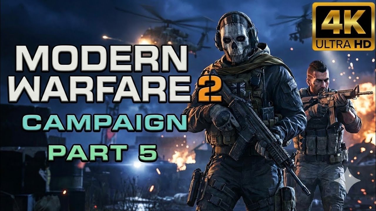 Call of Duty Modern Warfare 2 Campaign - Part 5 Playthrough (1440p 60FPS)