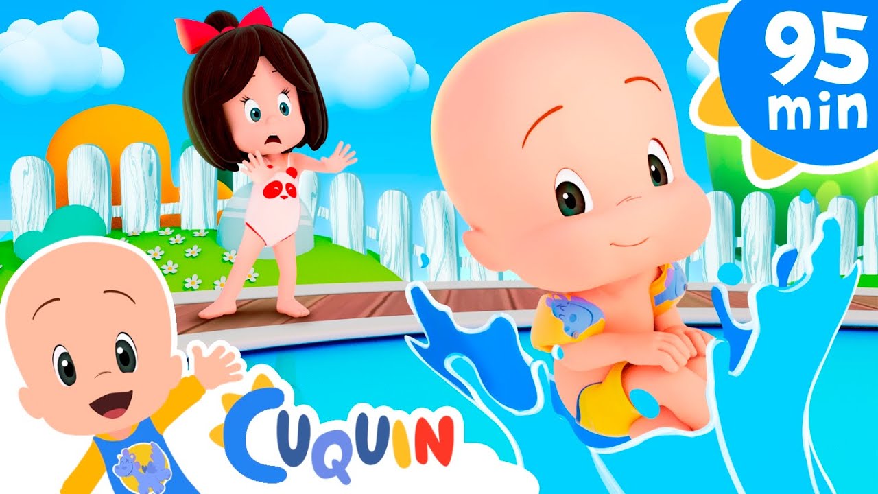 Aprende a nadar 🏊🏻‍♂️  y más canciones infantiles para bebés con Cleo y Cuquín
