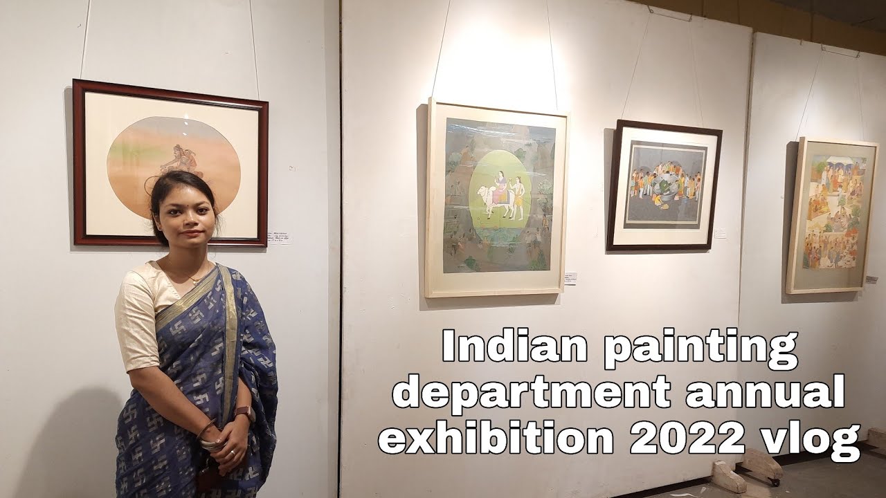 Government College of Art and craft kolkata annual exhibition Indian painting department #vlog