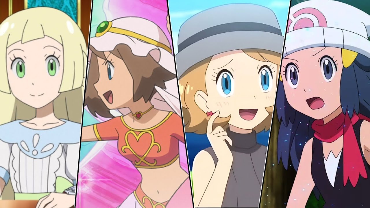 ANÁLISIS A TODAS POKÉGIRLS DEL ANIME HASTA ALOLA | Vídeo recopilatorio
