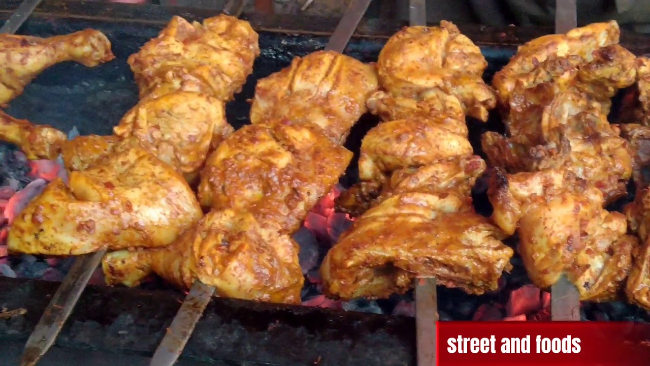 chicken Tikka [ Hard working ] street foods in Karachi