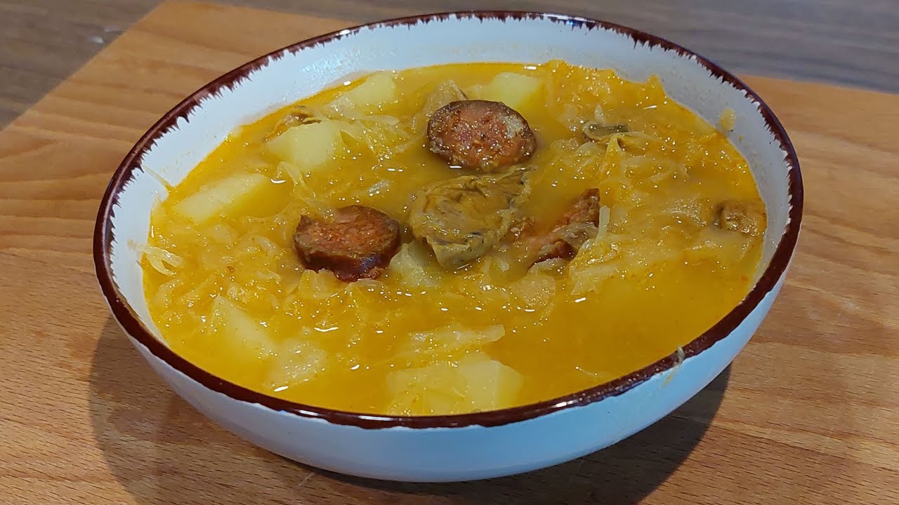 Domáca kapustnica s klobásou