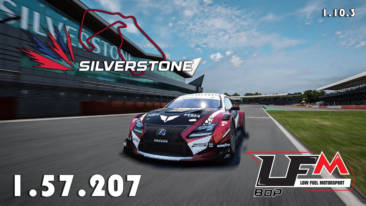 Assetto Corsa Competizione | Lexus RC F GT3 | Silverstone | 1.57.207 (Hotlap + FREE Setup)
