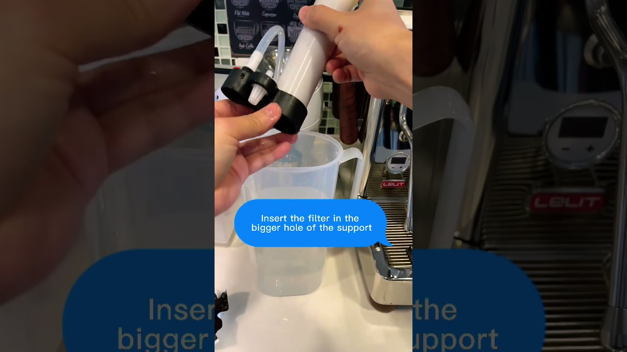 Lelit Bianca - How to install water filter #lelit #bianca #espressomachine #coffee #espresso