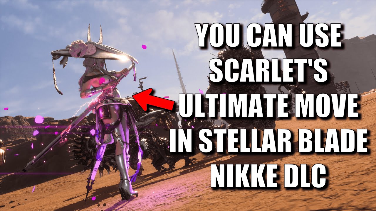 Hidden Feature with Scarlet's Suit in Stellar Blade Nikke DLC