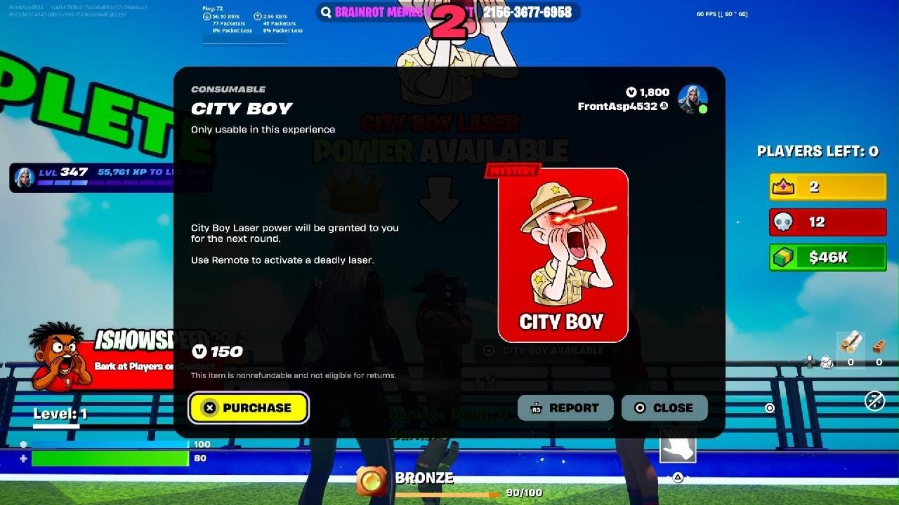 Fortnite box fight