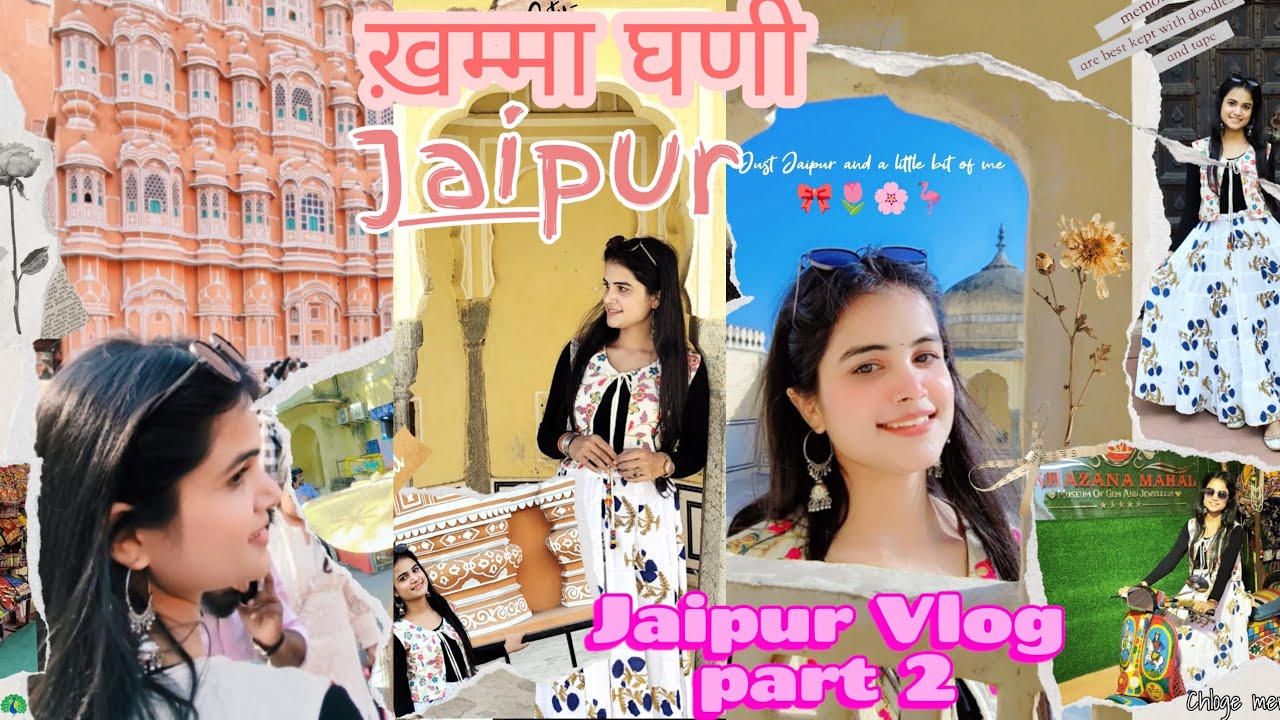 2nd day in जयपुर🫶🩷🌻 #jaipur #pinkcity #rajasthan #explore #trip #love #travel #vlog #viralvideo 