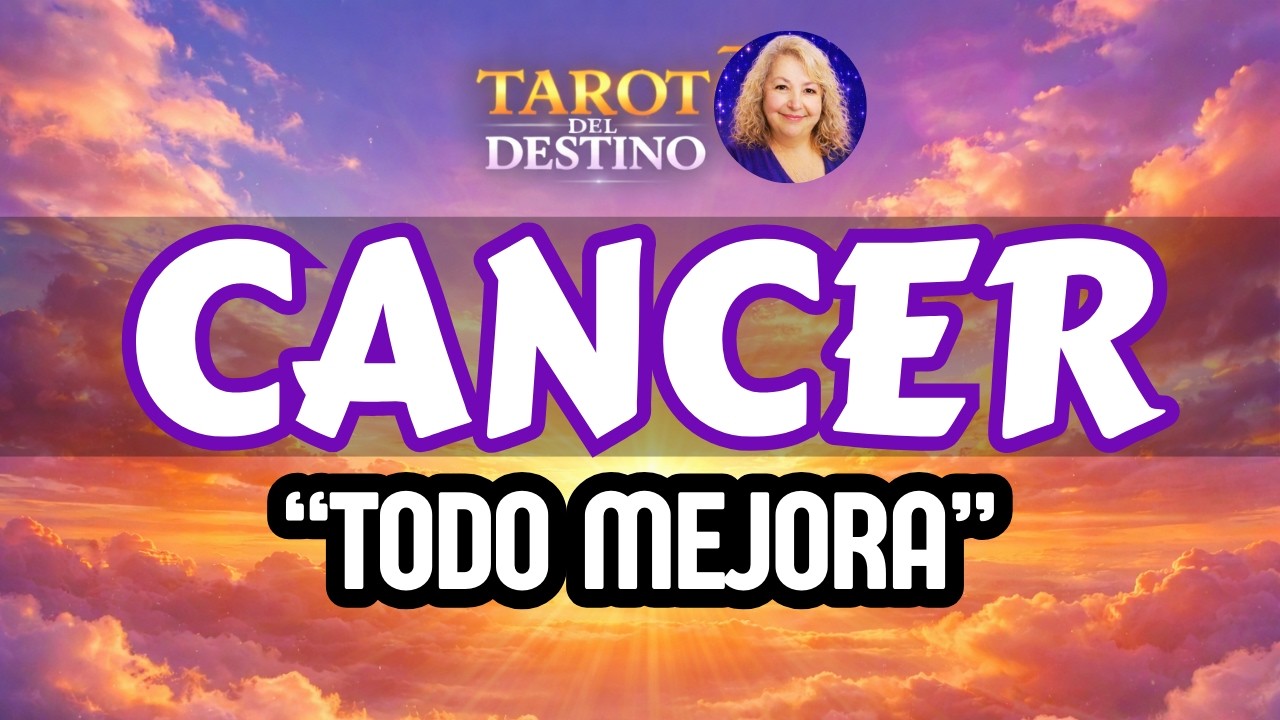 CÁNCER ♋ TU LUCHA NO ES EN VANO… TU VIDA MEJORA | Tarot del Destino #cancer