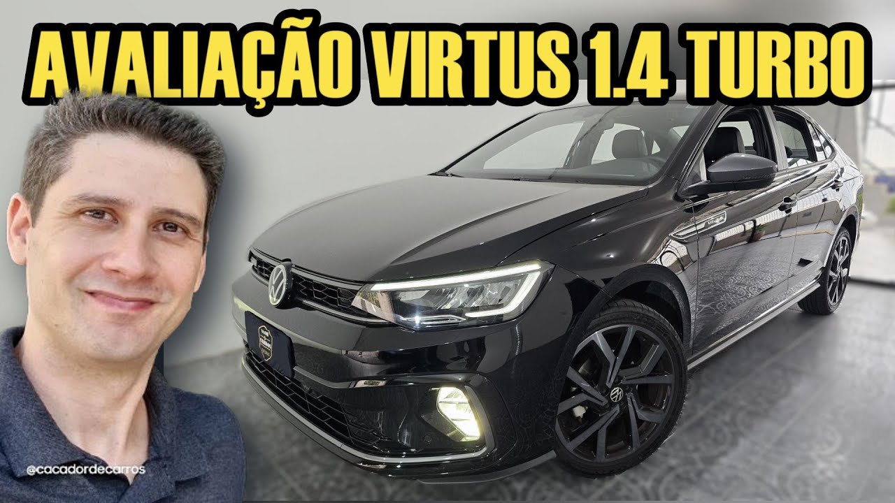 VW Virtus Exclusive 1.4 turbo e câmbio automático de 6 marchas // Caçador de Carros
