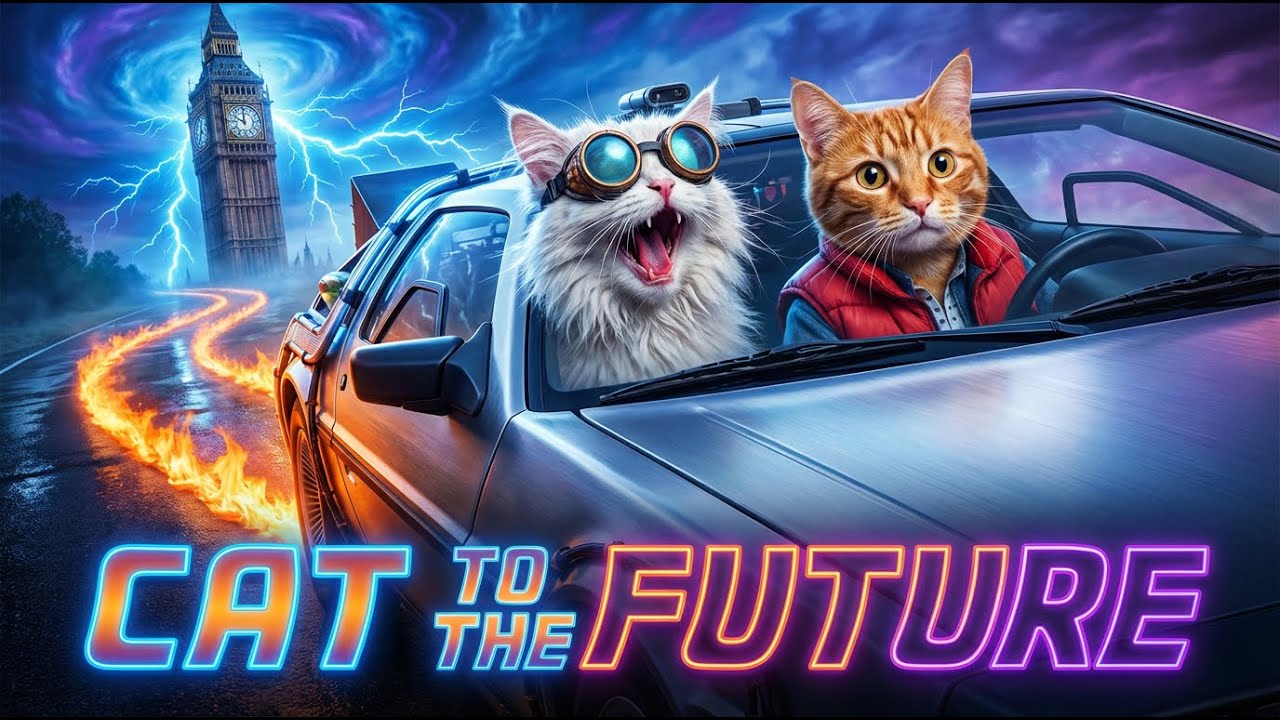 CAT TO THE FUTURE: The Time Traveling Tabby | 2026 AI Sci-Fi Comedy